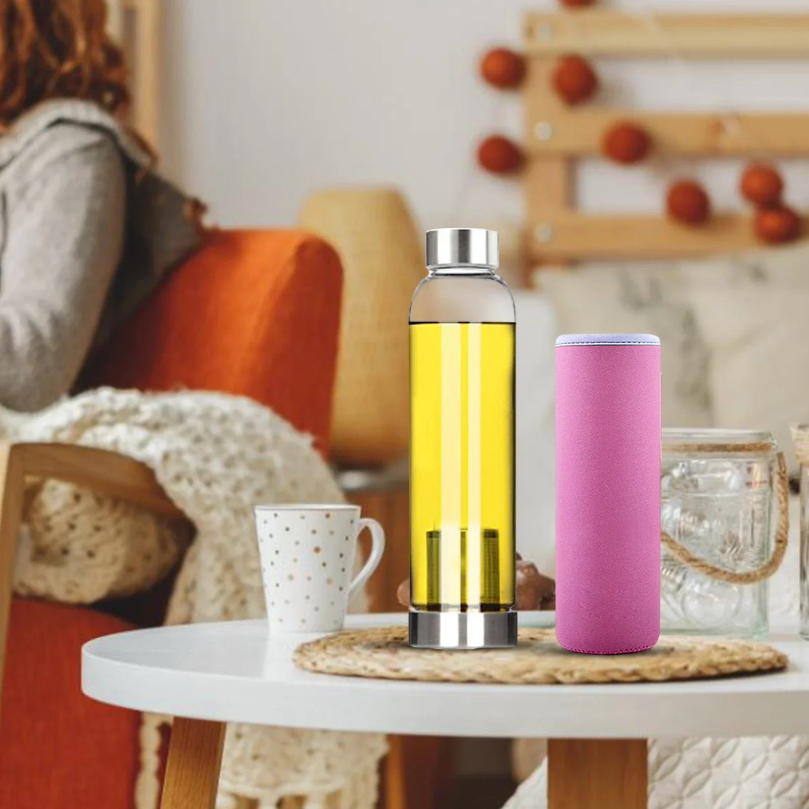 Glass Sport Water Bottle Tea I - Outdoor Sport Glass Water Bottle 评论和价格